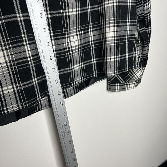 Amber Sun Blazer Womens Small Plaid Button Up Preppy Academia - Picture 8 of 11